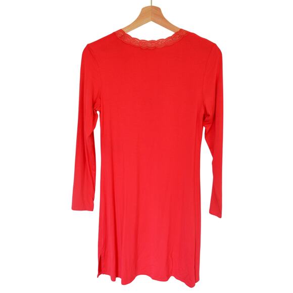 Natori Feathers Essential Sleepshirt Pink New With Tag Size X Small - Picture 2 of 7